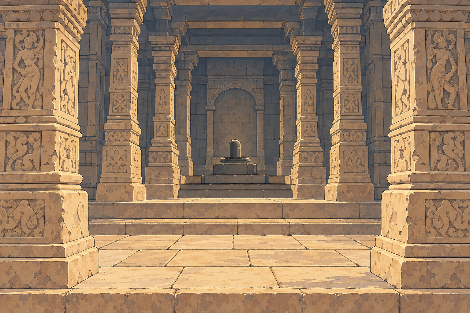 A quiet illustrated sanctum.